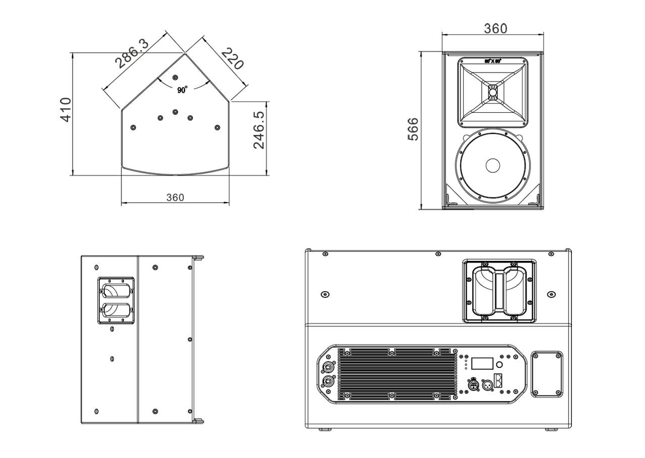 10 inch full range speaker